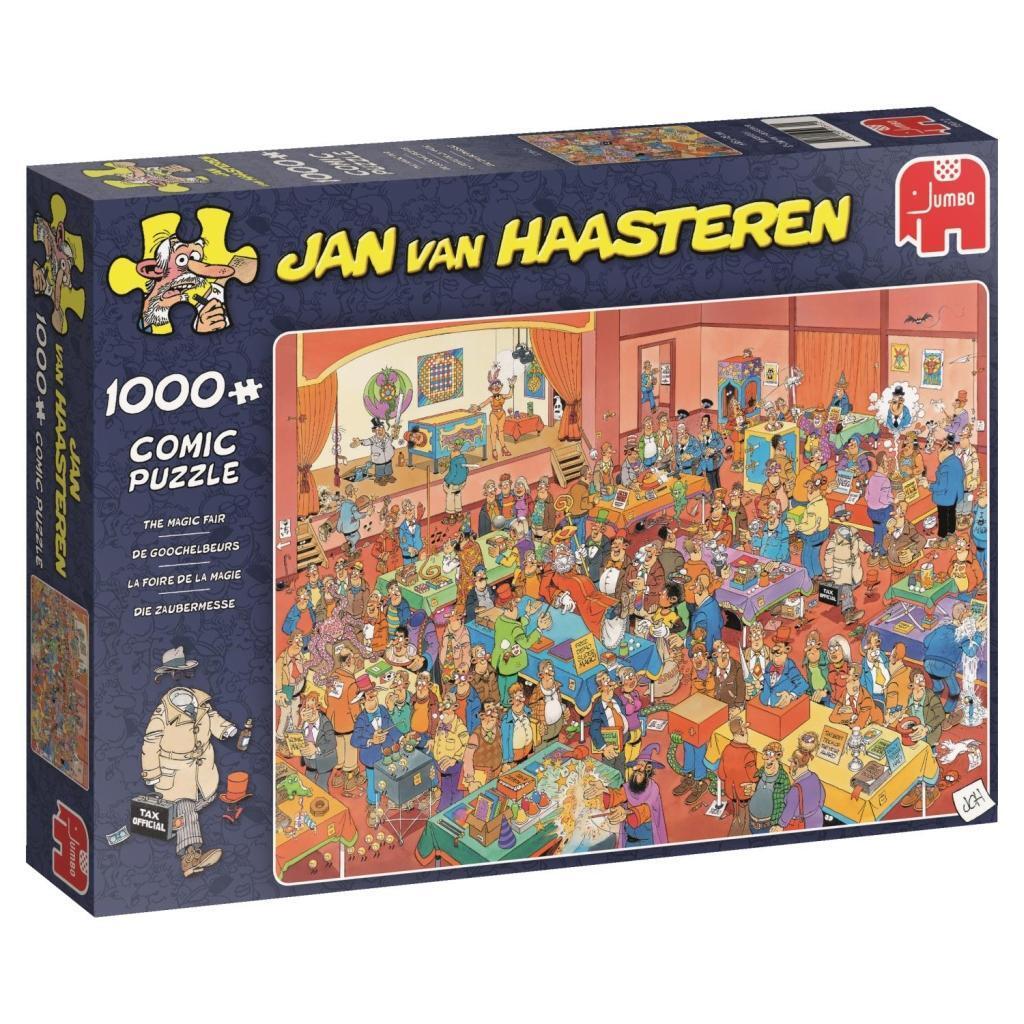 Cover: 8710126190722 | Jan van Haasteren - Die Zauberer-Messe - 1000 Teile Puzzle | Spiel