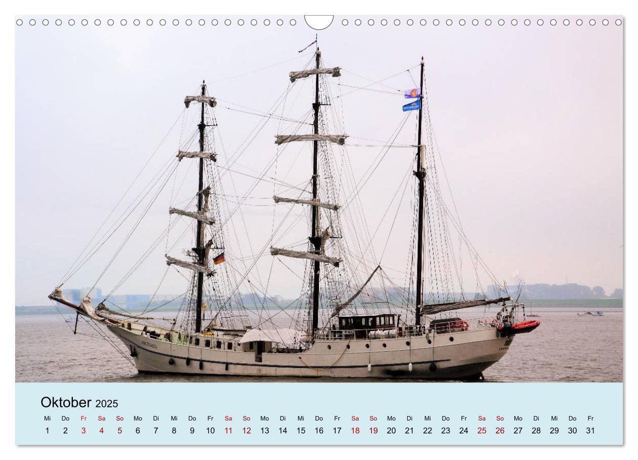 Bild: 9783435439270 | Parade der Windjammer - 2025 (Wandkalender 2025 DIN A3 quer),...