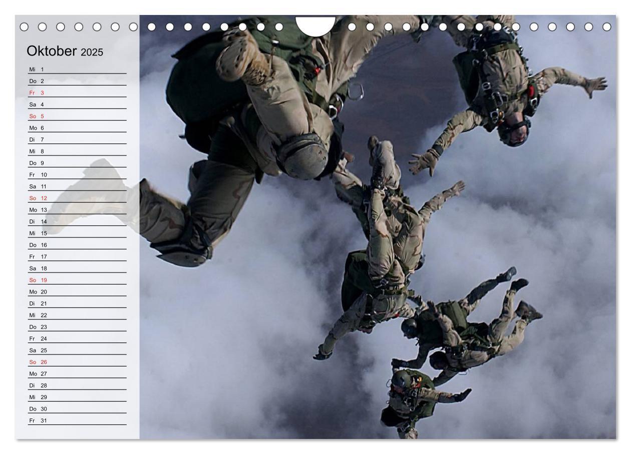 Bild: 9783435547920 | Fallschirmspringer. Absprung der U.S. Navy Seals (Wandkalender 2025...