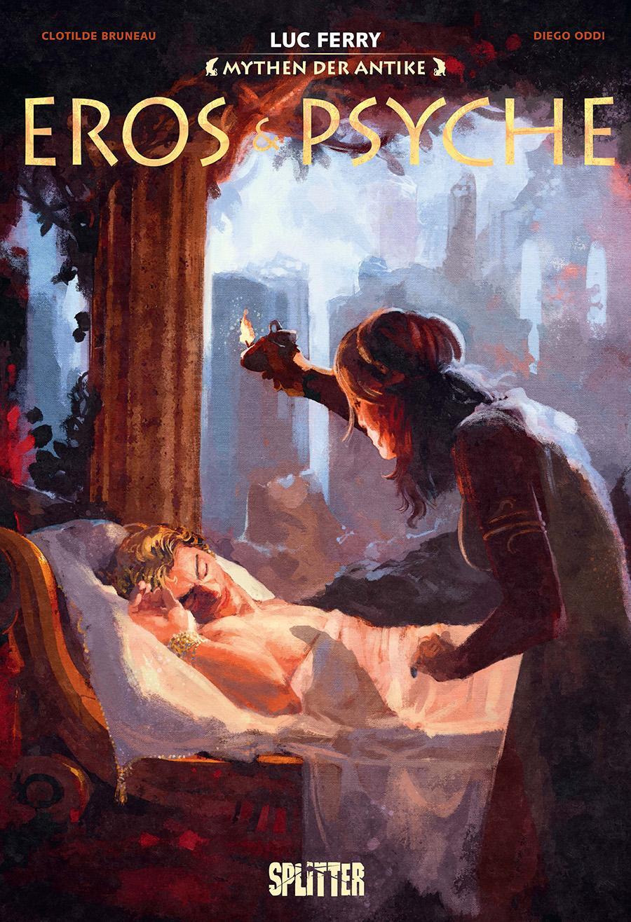 Cover: 9783958392885 | Mythen der Antike: Eros &amp; Psyche (Graphic Novel) | Luc Ferry (u. a.)