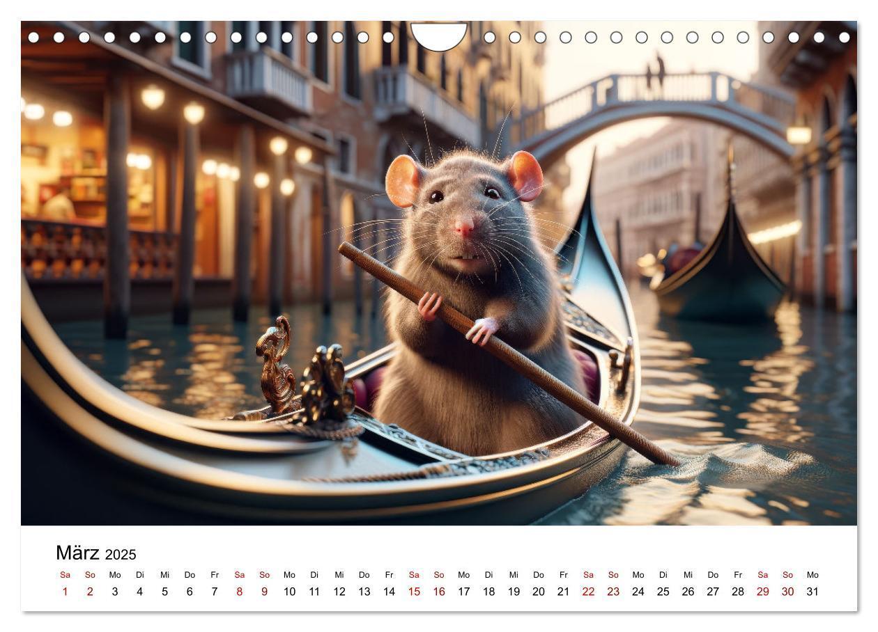 Bild: 9783383787539 | Ratten auf Reisen (Wandkalender 2025 DIN A4 quer), CALVENDO...