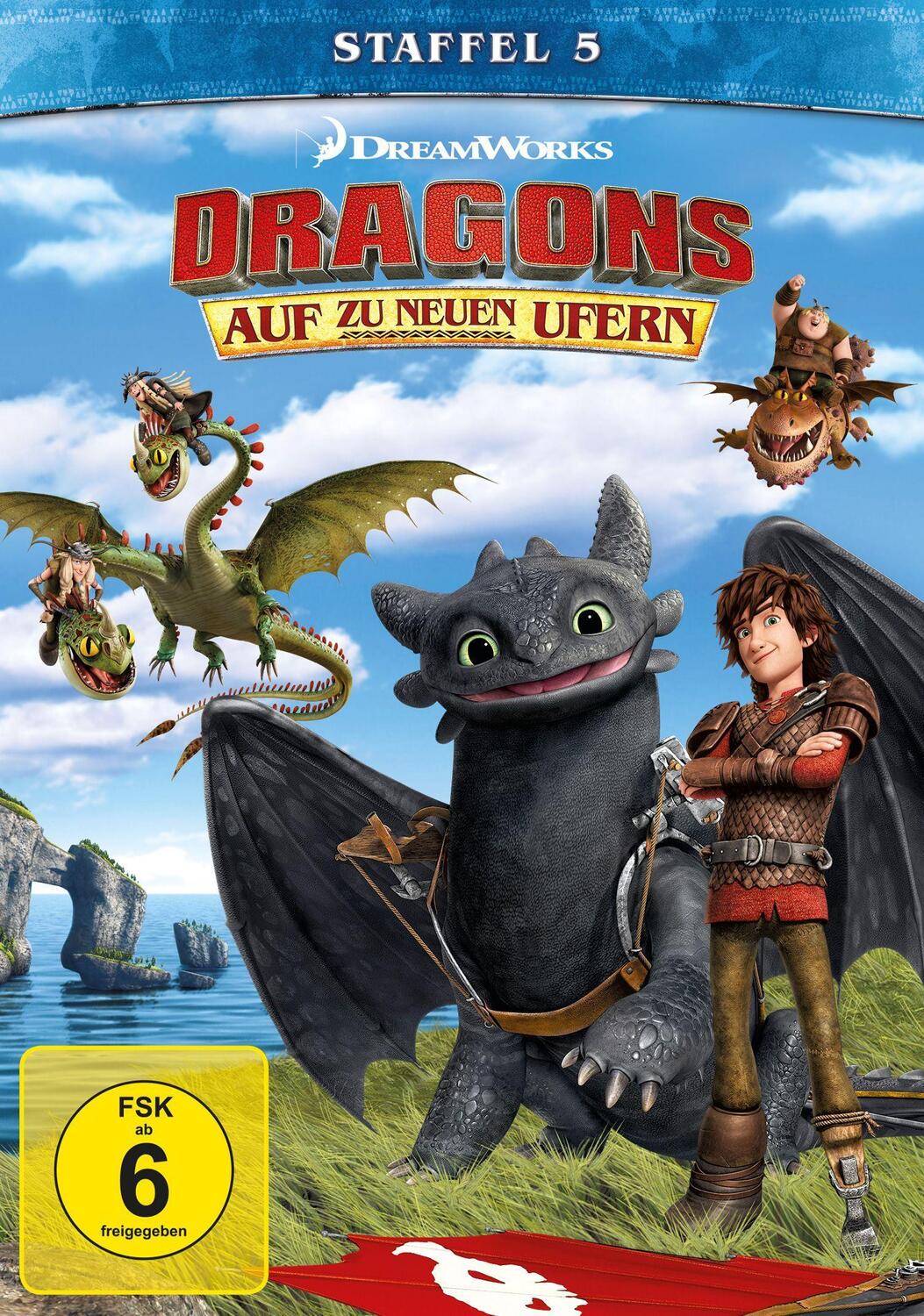 Cover: 5053083200145 | Dragons - Auf zu neuen Ufern - Staffel 5 | DVD | 4 DVDs | Deutsch