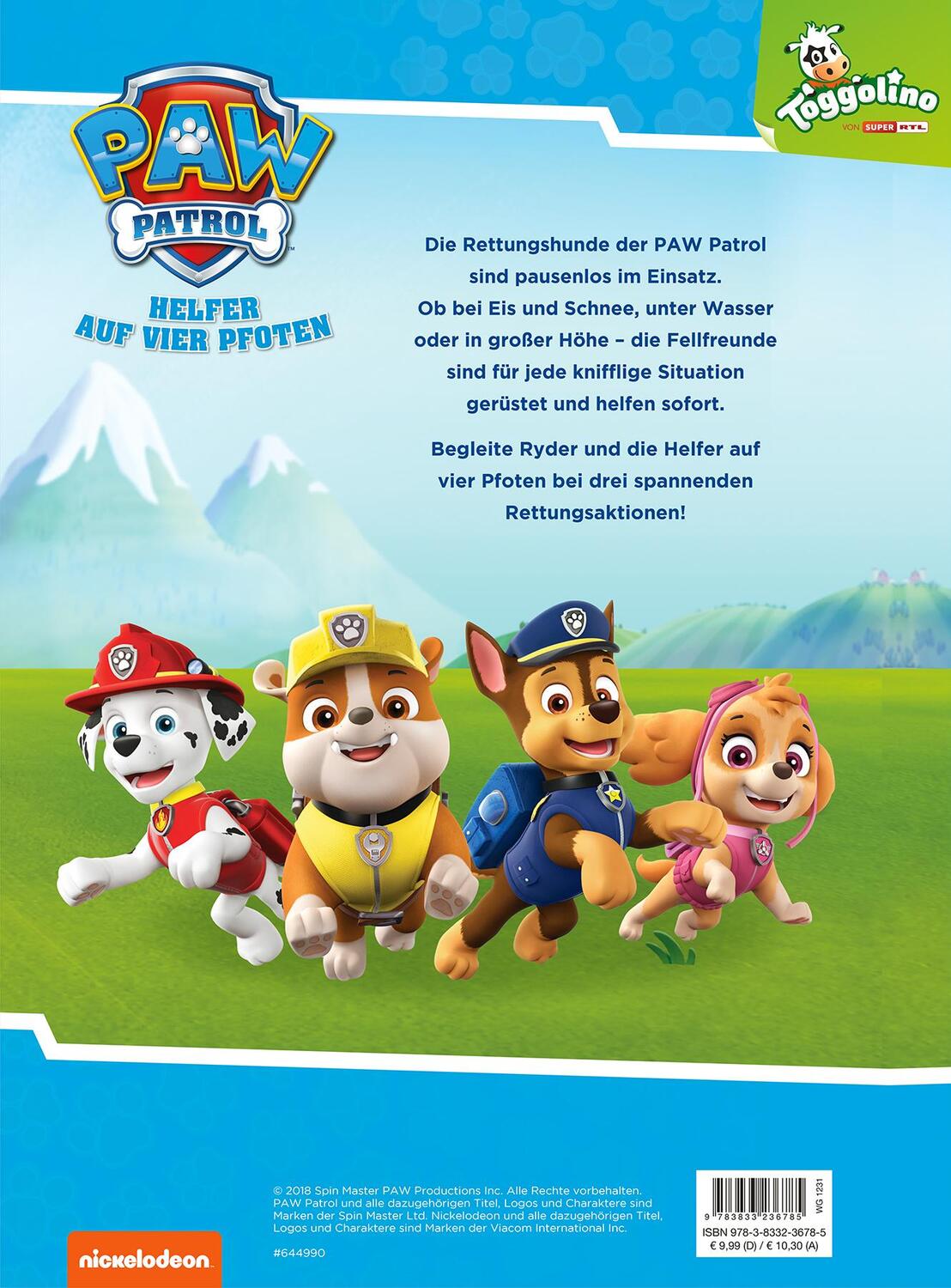 Rückseite: 9783833236785 | PAW Patrol: Die größten Abenteuer | Panini | Buch | 80 S. | Deutsch