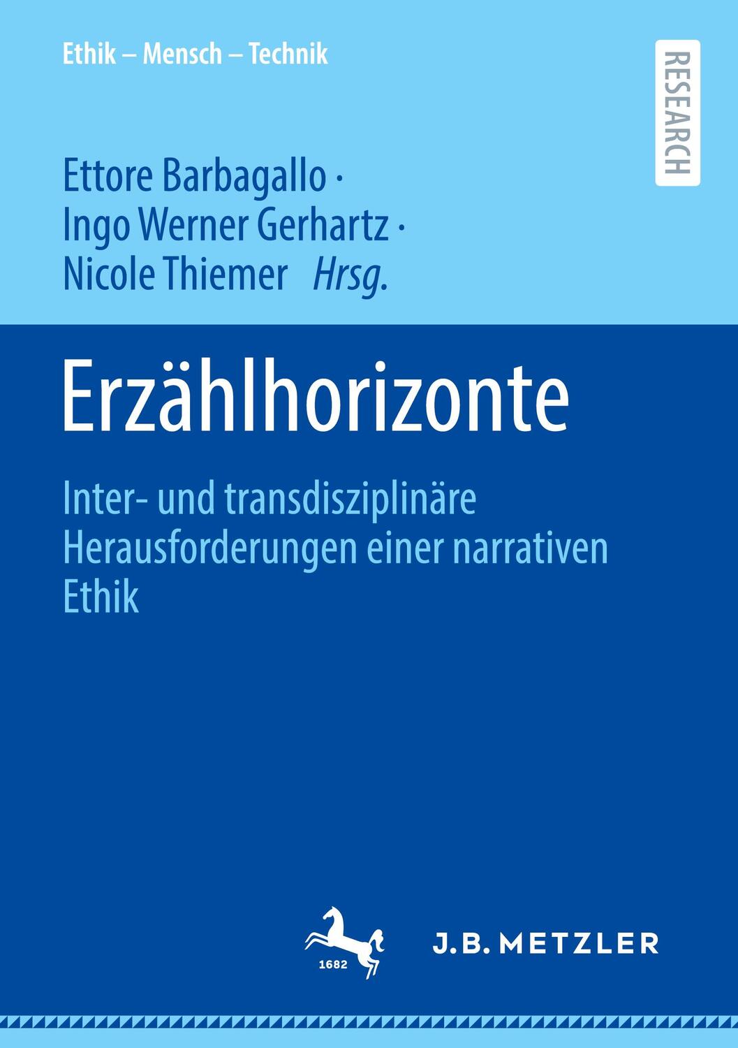 Cover: 9783662673461 | Erzählhorizonte | Ettore Barbagallo (u. a.) | Taschenbuch | Paperback