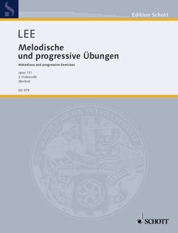 Cover: 9790001032384 | Melodische und progressive Übungen | Sebastian Lee | Buch | 48 S.