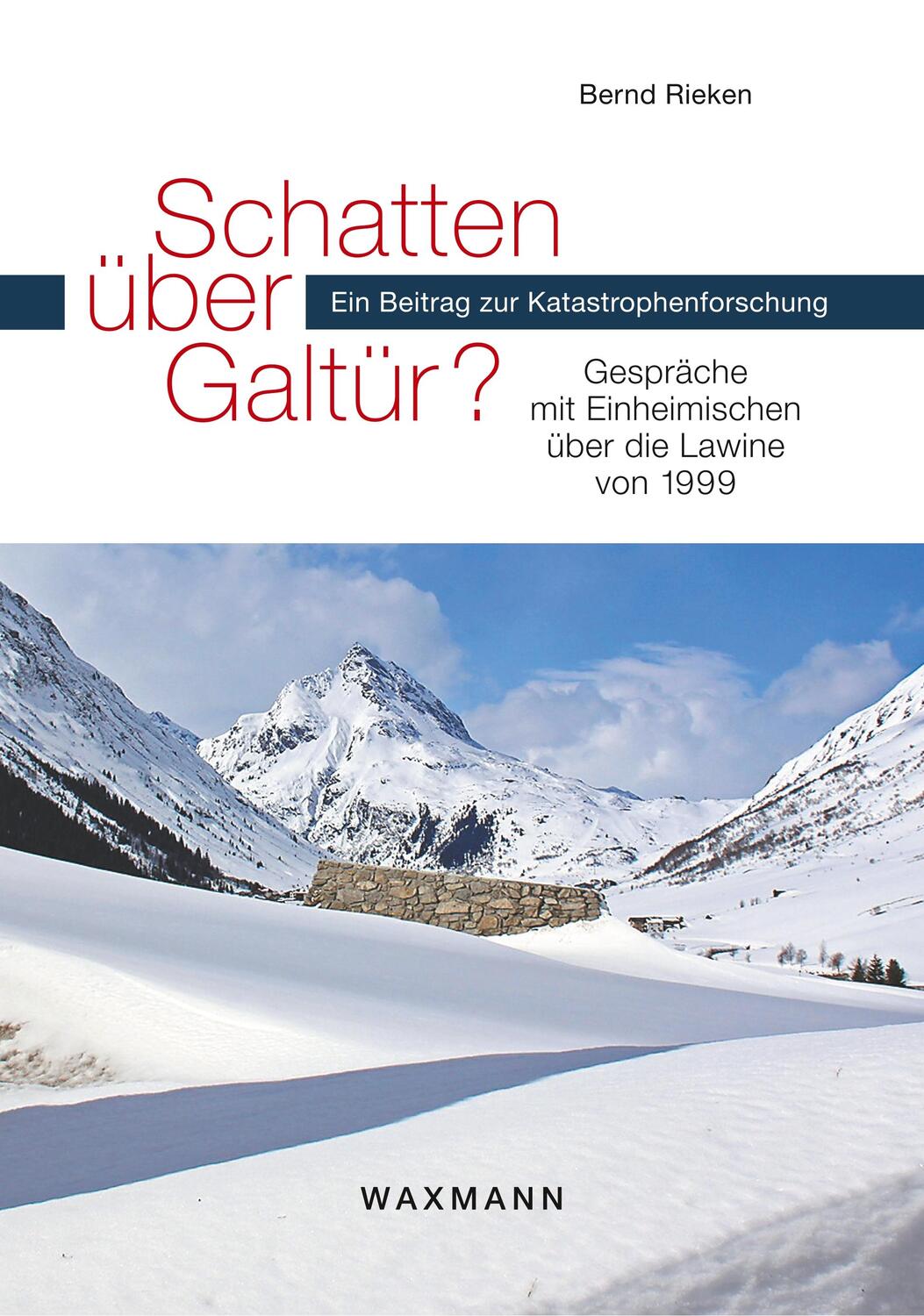 Cover: 9783830923367 | Schatten über Galtür? | Bernd Rieken | Taschenbuch | Paperback | 2019