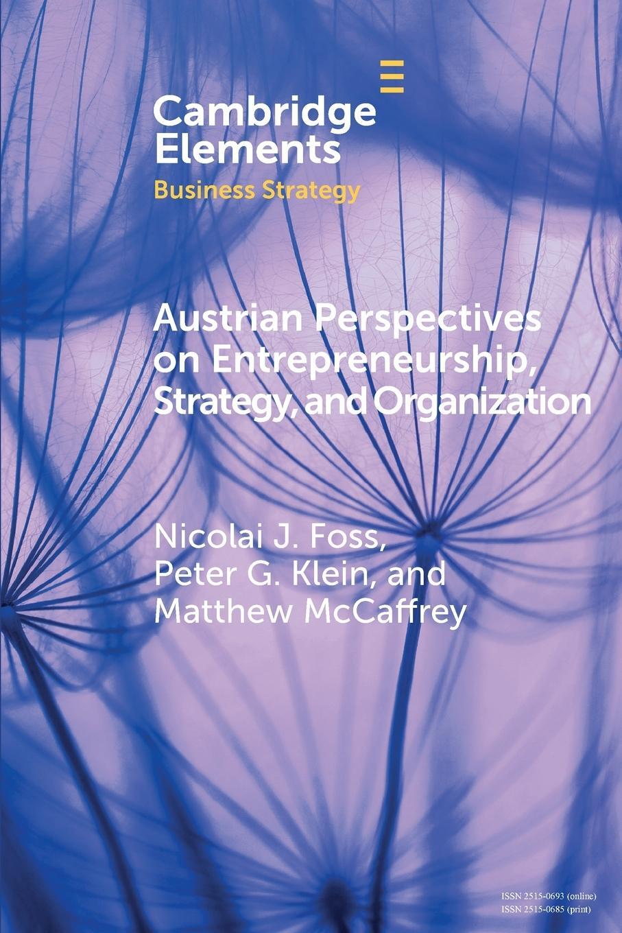 Cover: 9781108745802 | Austrian Perspectives on Entrepreneurship, Strategy, and Organization