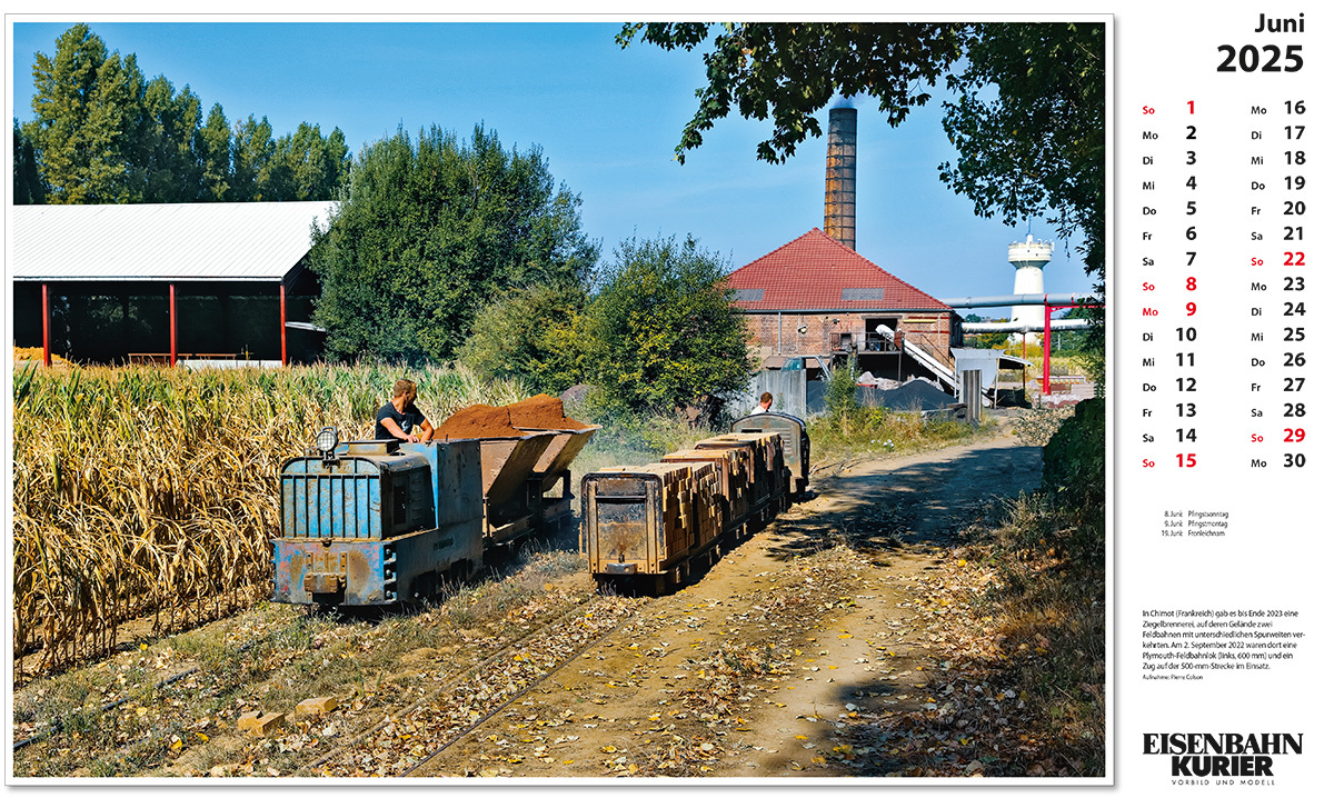 Bild: 9783844659399 | Feldbahnen 2025 | Kalender | 13 S. | Deutsch | 2025 | EK-Verlag