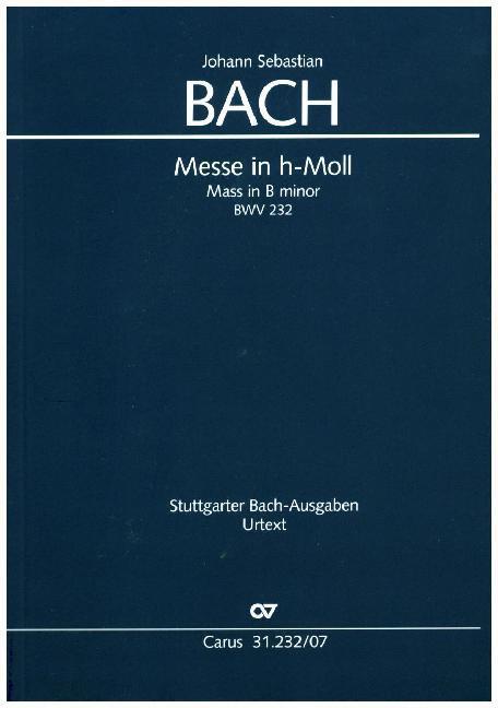 Cover: 9790007145965 | Messe in h-Moll, Studienpartitur | Ulrich Leisinger | Studienpartitur