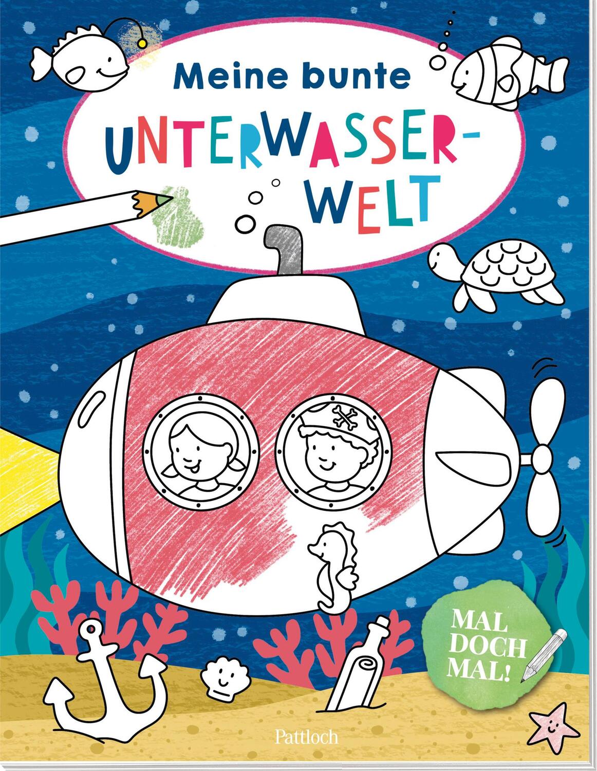 Cover: 9783629010704 | Mal doch mal! - Meine bunte Unterwasserwelt | Pattloch Verlag | Buch
