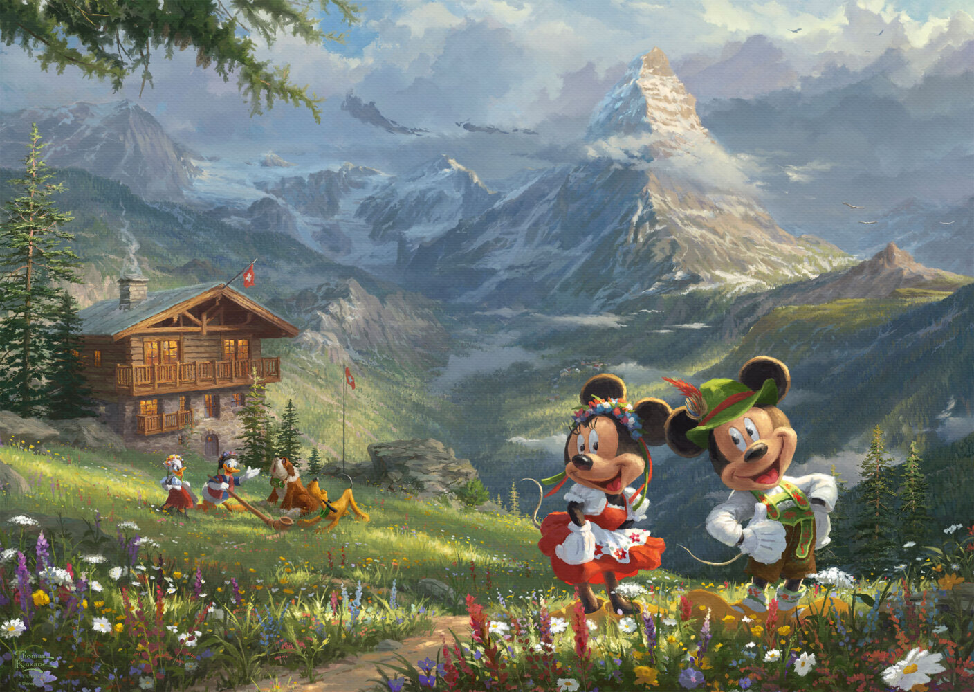 Bild: 4001504599386 | Disney, Mickey & Minnie in den Alpen (Puzzle) | Spiel | In Spielebox
