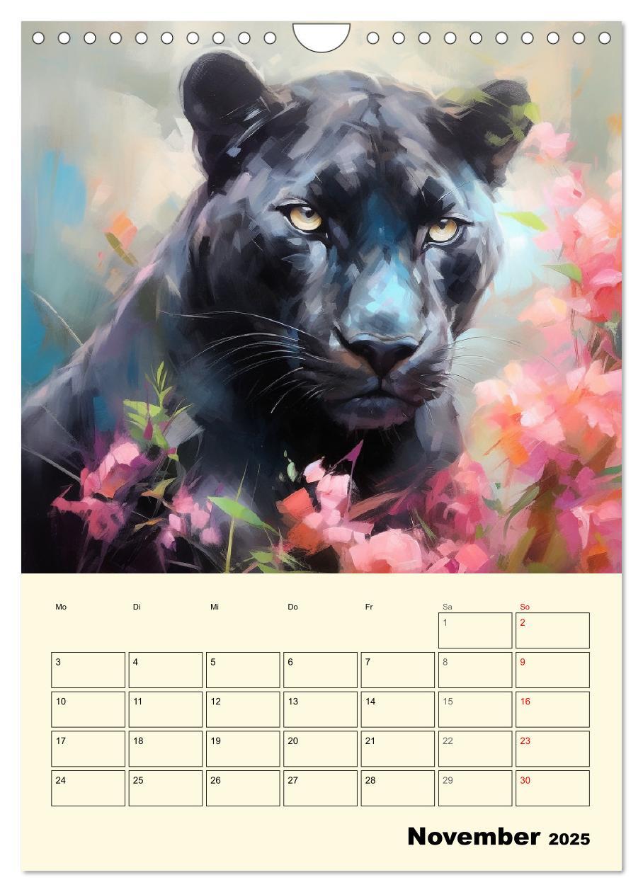 Bild: 9783435865208 | Raubkatzen. Zauberhafte Aquarelle (Wandkalender 2025 DIN A4 hoch),...