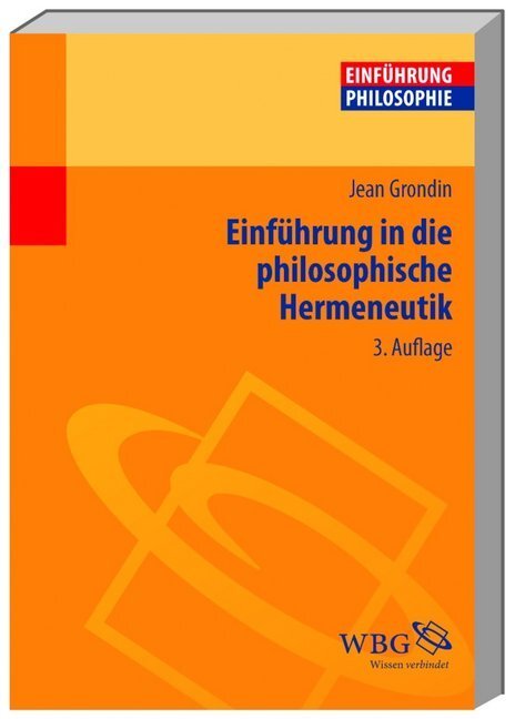 Cover: 9783534248728 | Einführung in die philosophische Hermeneutik | Jean Grondin | Buch