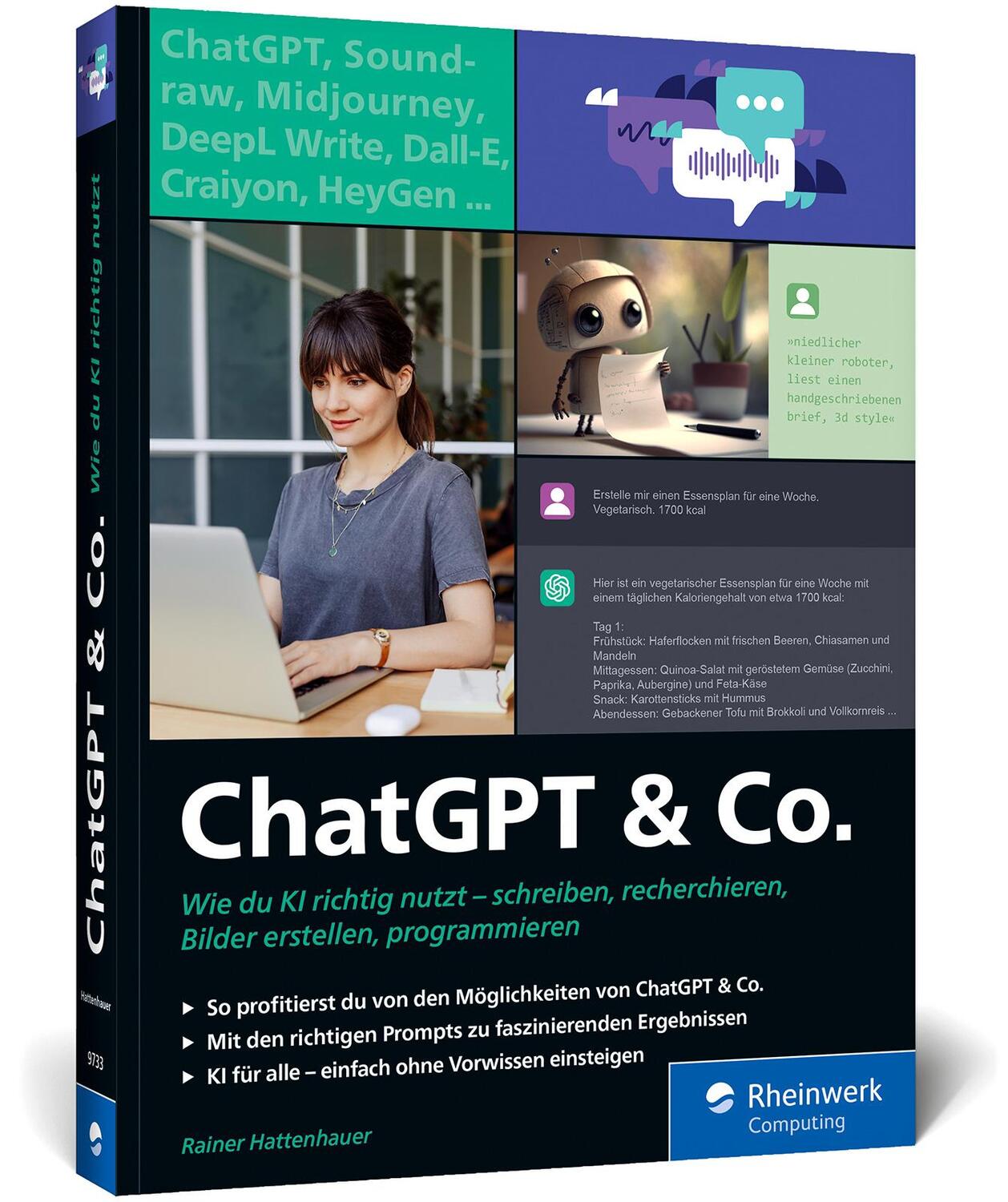 Cover: 9783836297332 | ChatGPT u. Co. | Rainer Hattenhauer | Taschenbuch | 360 S. | Deutsch