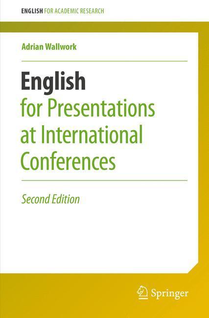 Cover: 9783319263281 | English for Presentations at International Conferences | Wallwork