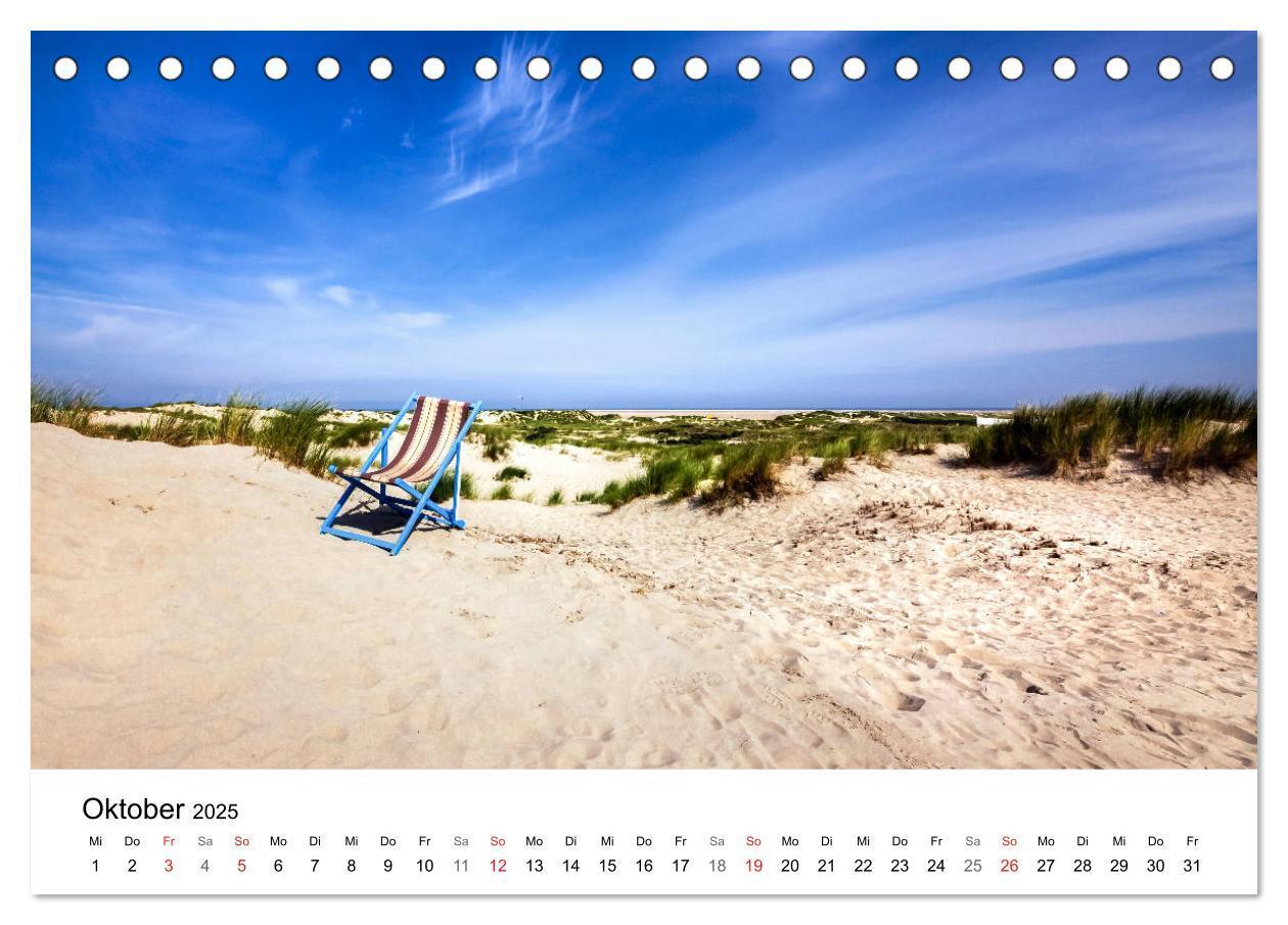 Bild: 9783435493739 | Borkum - Inselblicke (Tischkalender 2025 DIN A5 quer), CALVENDO...