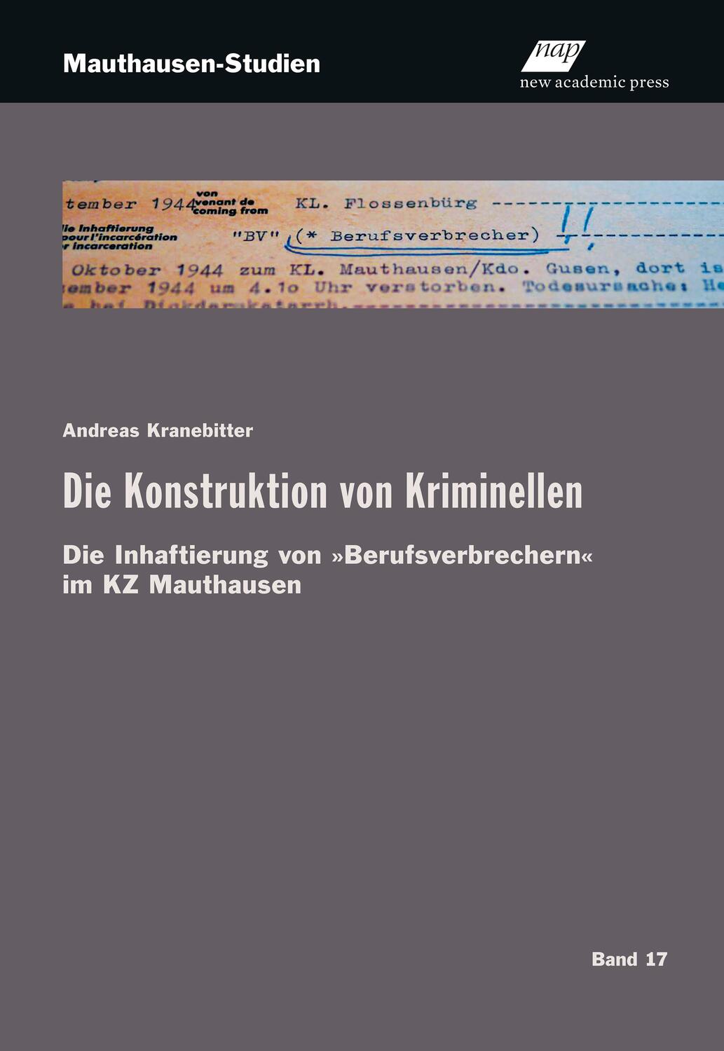 Cover: 9783700322139 | Die Konstruktion von Kriminellen | Andreas Kranebitter | Taschenbuch