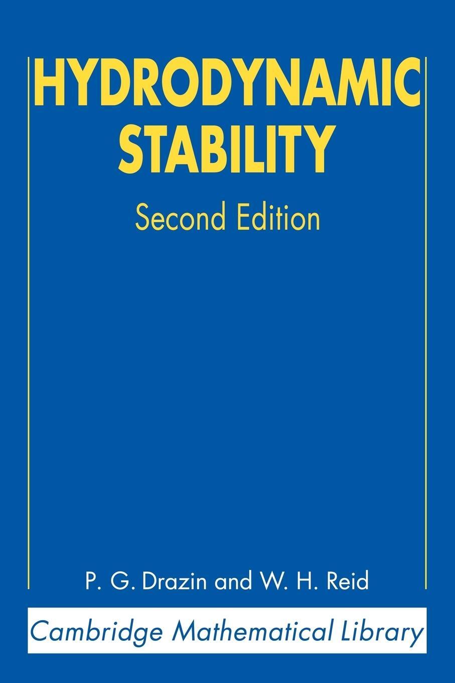 Cover: 9780521525411 | Hydrodynamic Stability | W. H. Reid | Taschenbuch | Paperback | 2010