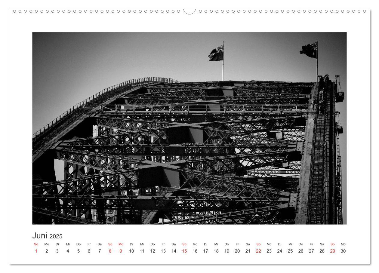 Bild: 9783457225905 | SYDNEY Monochrom (Wandkalender 2025 DIN A2 quer), CALVENDO...