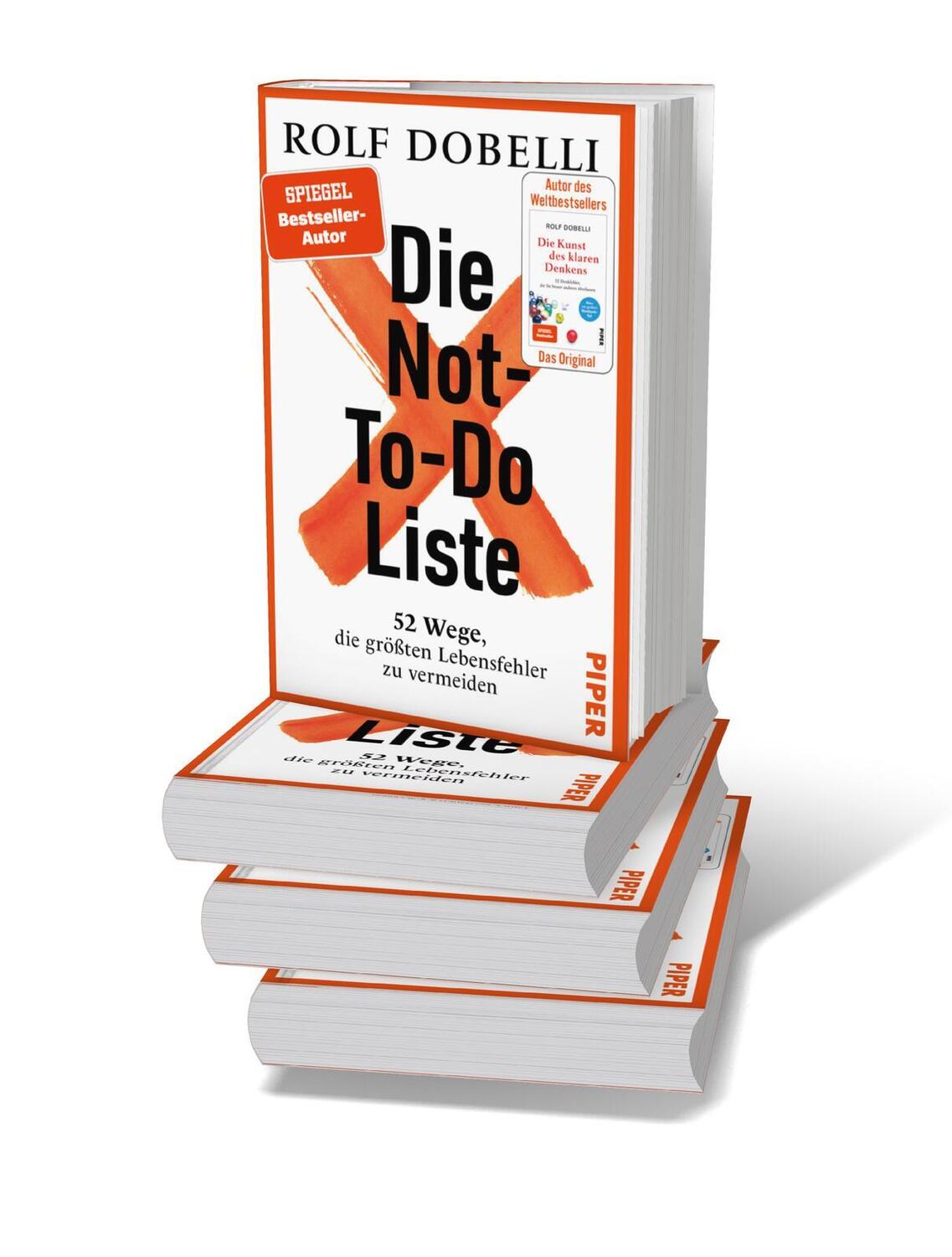 Bild: 9783492073158 | Die Not-To-Do-Liste | Rolf Dobelli | Buch | 352 S. | Deutsch | 2024