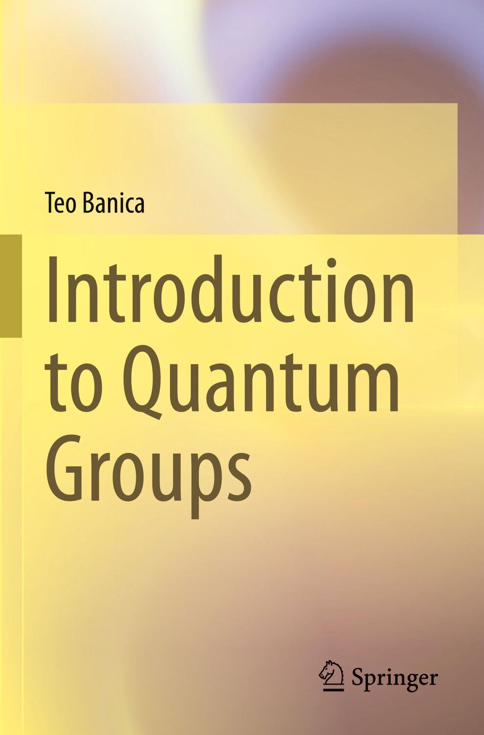 Cover: 9783031238192 | Introduction to Quantum Groups | Teo Banica | Taschenbuch | Paperback