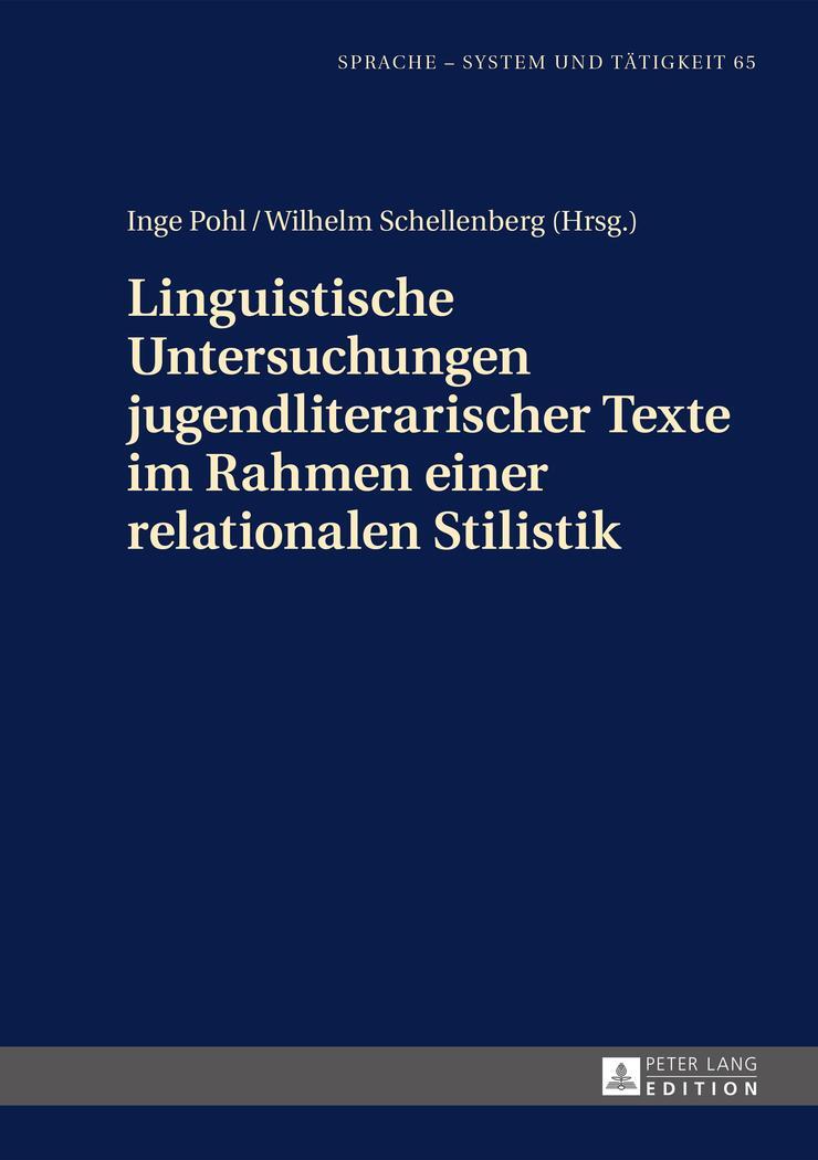 Cover: 9783631368794 | Linguistische Untersuchungen jugendliterarischer Texte im Rahmen...
