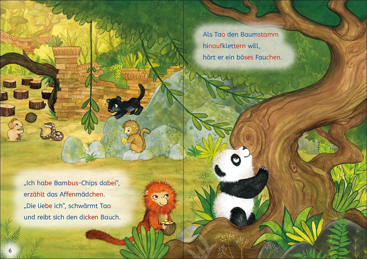 Bild: 9783743210592 | Leselöwen Lesetraining 1. Klasse - Ein Panda in der Dschungelschule
