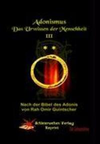 Cover: 9783937341163 | Adonismus - Das Urwissen der Menschheit, Band 3 | Rah Omir Quintscher
