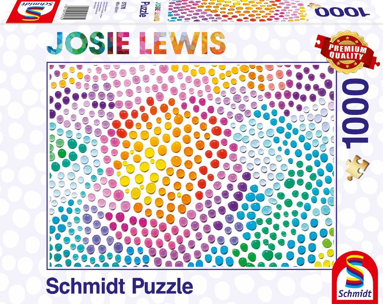 Cover: 4001504575762 | Farbige Seifenblasen | Puzzle Josie Lewis 1.000 Teile | Spiel | 2023