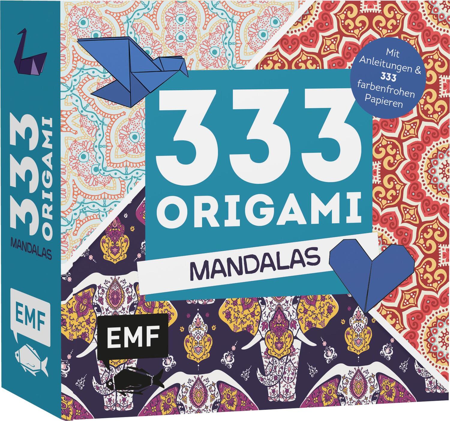 Cover: 9783745906110 | 333 Origami - Mandalas | Mit Anleitungen und 333 farbenfrohen Papieren