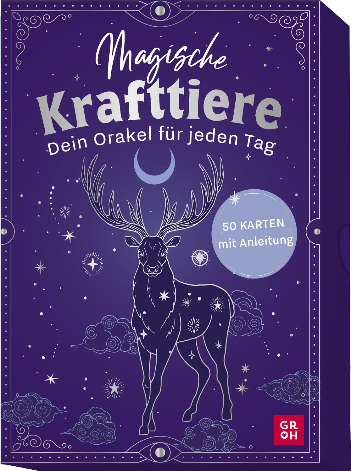 Cover: 4036442011652 | Magische Krafttiere - Dein Orakel für jeden Tag | Groh Verlag | Box