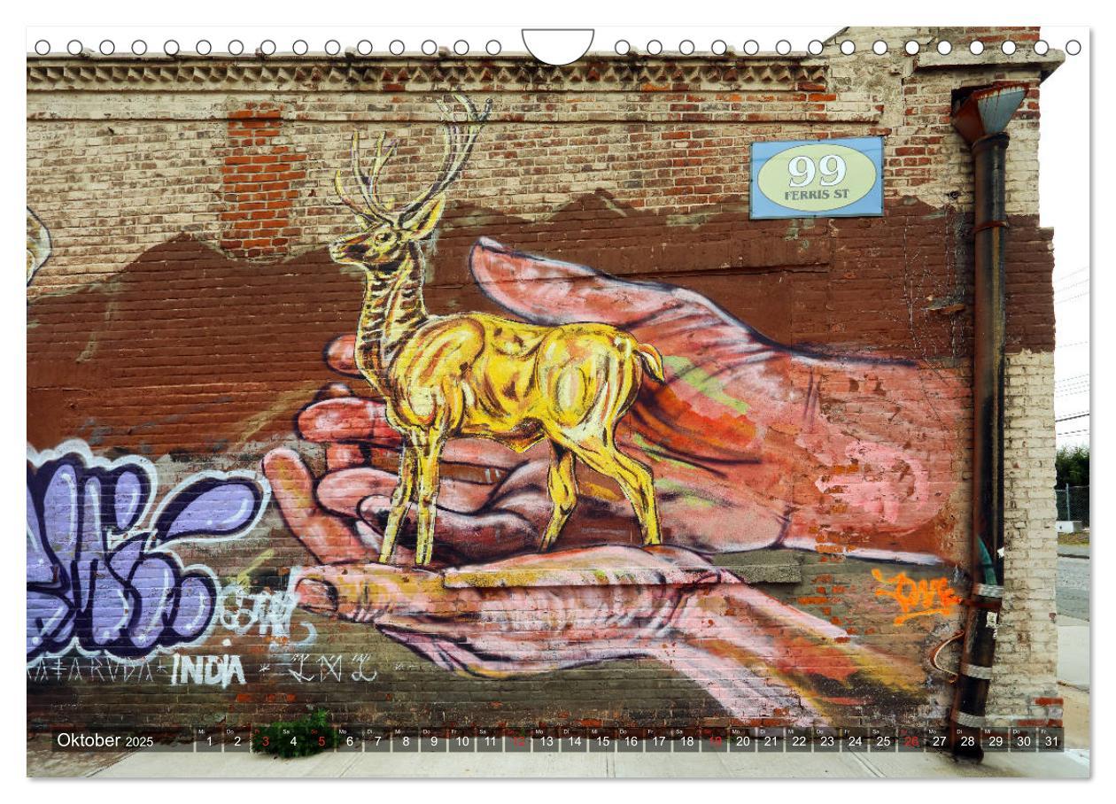 Bild: 9783435166800 | Straßenkunst in New York - Graffiti und Murals (Wandkalender 2025...