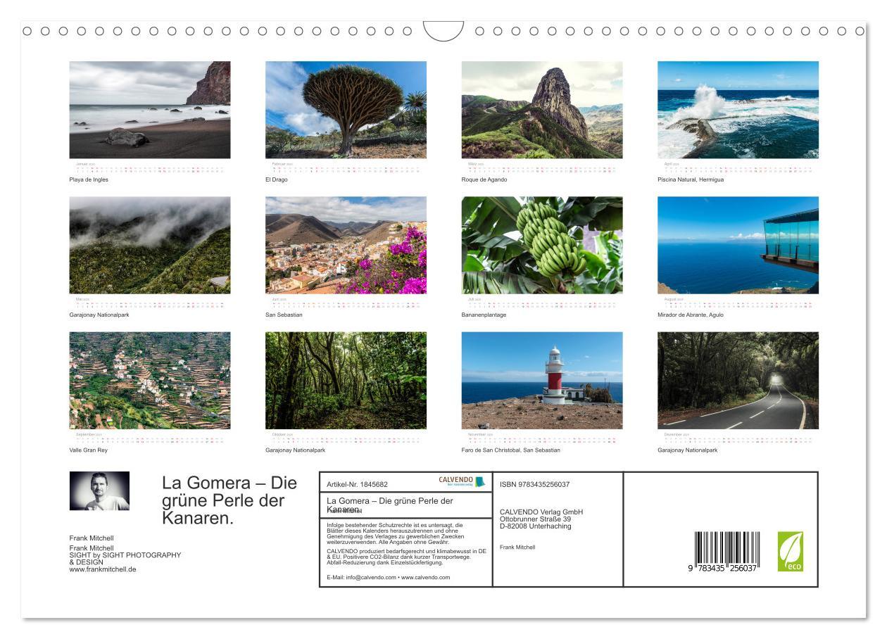 Bild: 9783435256037 | La Gomera ¿ Die grüne Perle der Kanaren. (Wandkalender 2025 DIN A3...