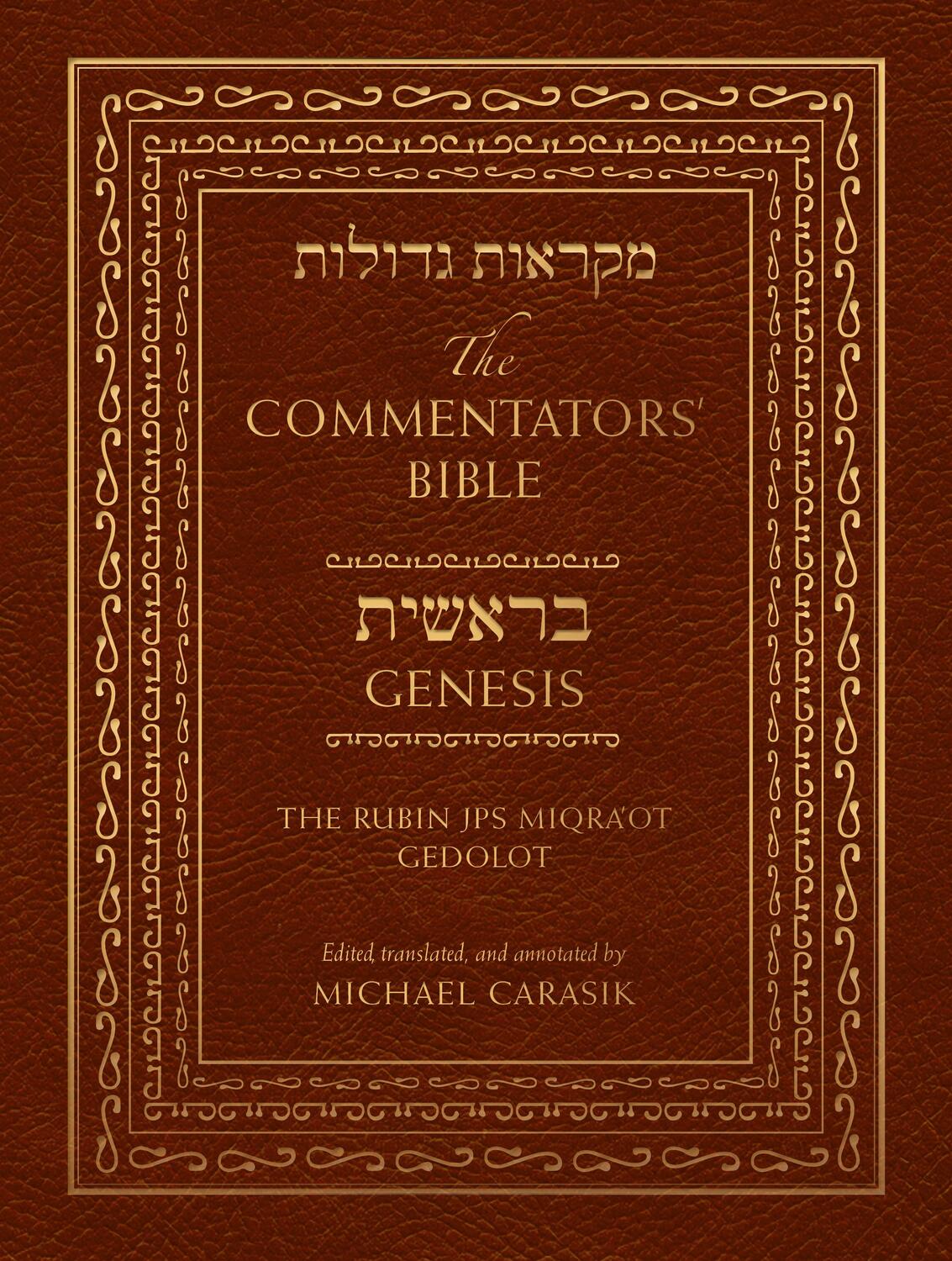 Cover: 9780827609426 | The Commentators' Bible: Genesis: The Rubin JPS Miqra'ot Gedolot