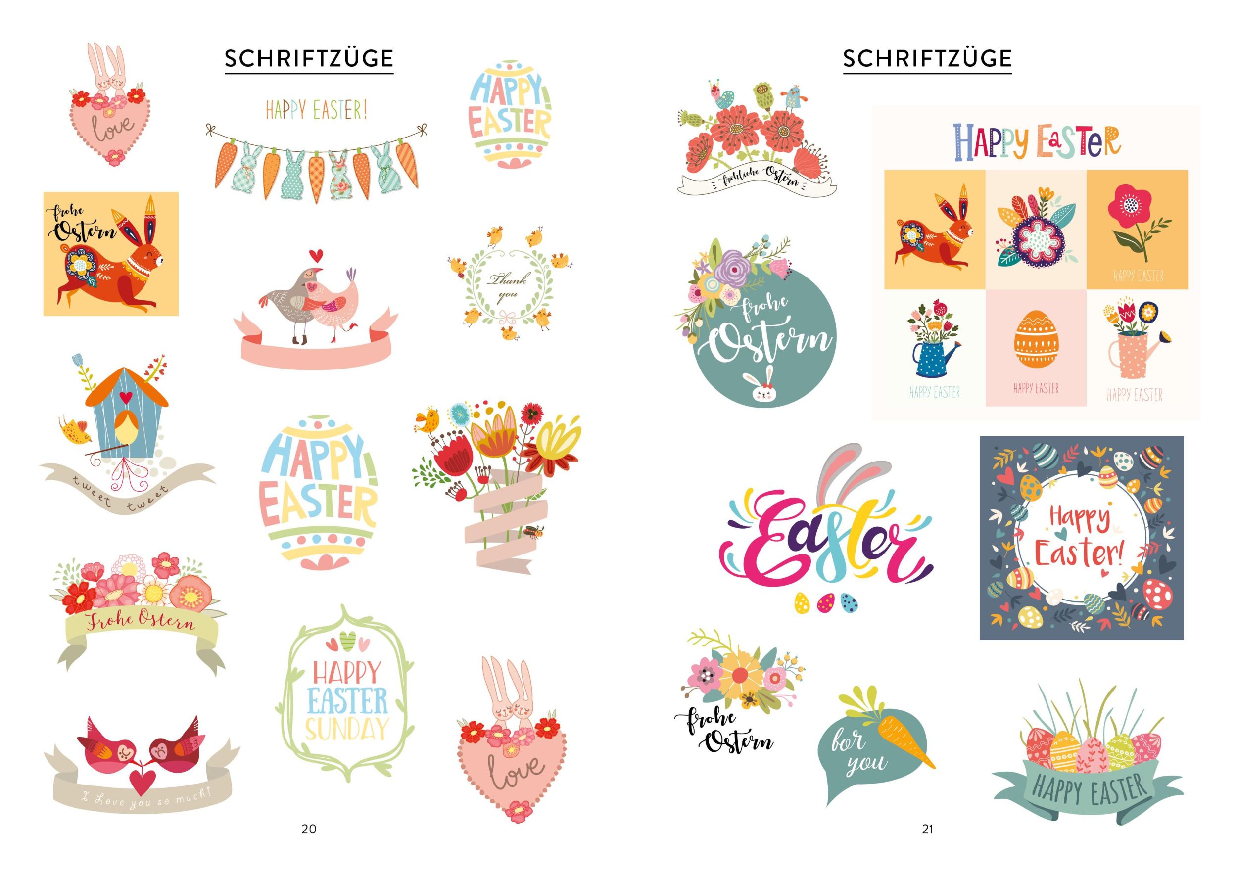 Bild: 9783960936312 | Bullet Journal - Stickerbuch Happy Easter: 750 frühlingshafte...