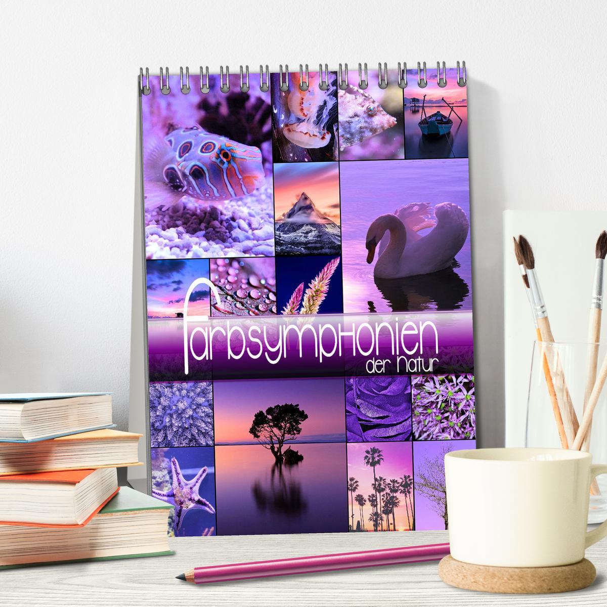 Bild: 9783435905003 | Farbsymphonien der Natur (Tischkalender 2025 DIN A5 hoch), CALVENDO...