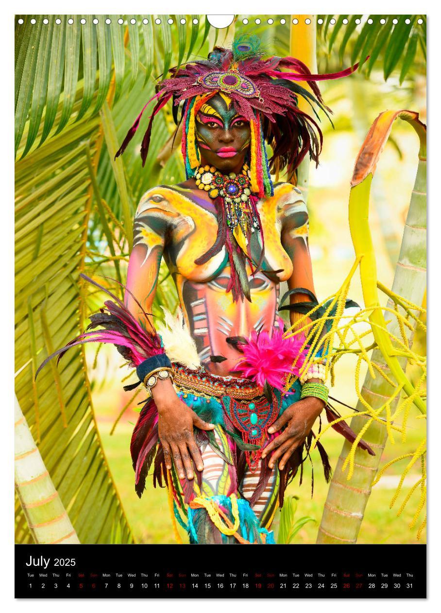 Bild: 9781325972029 | Equatorial Guinea Bodypainting Festival (Wall Calendar 2025 DIN A3...