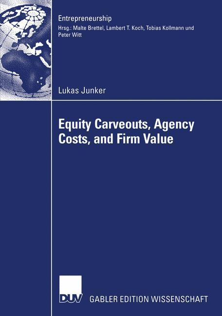 Cover: 9783835000926 | Equity Carveouts, Agency Costs, and Firm Value | Lukas Junker | Buch