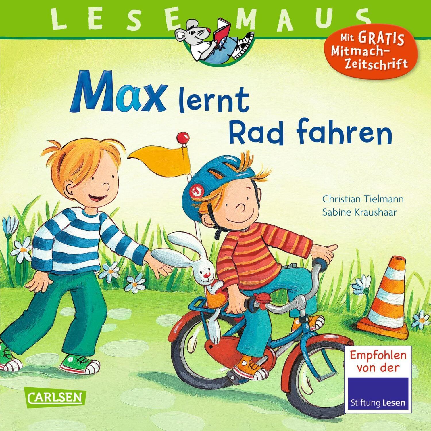 Cover: 9783551088208 | Max lernt Rad fahren | Christian Tielmann | Broschüre | Lesemaus