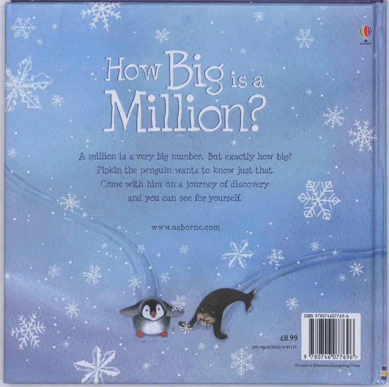 Rückseite: 9780746077696 | How Big is a Million? | Anna Milbourne | Buch | o. Pag. | Englisch