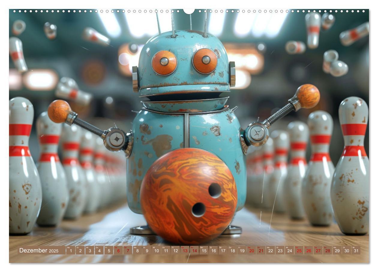 Bild: 9783457131114 | Neues aus dem Roboter Sport Club (Wandkalender 2025 DIN A2 quer),...