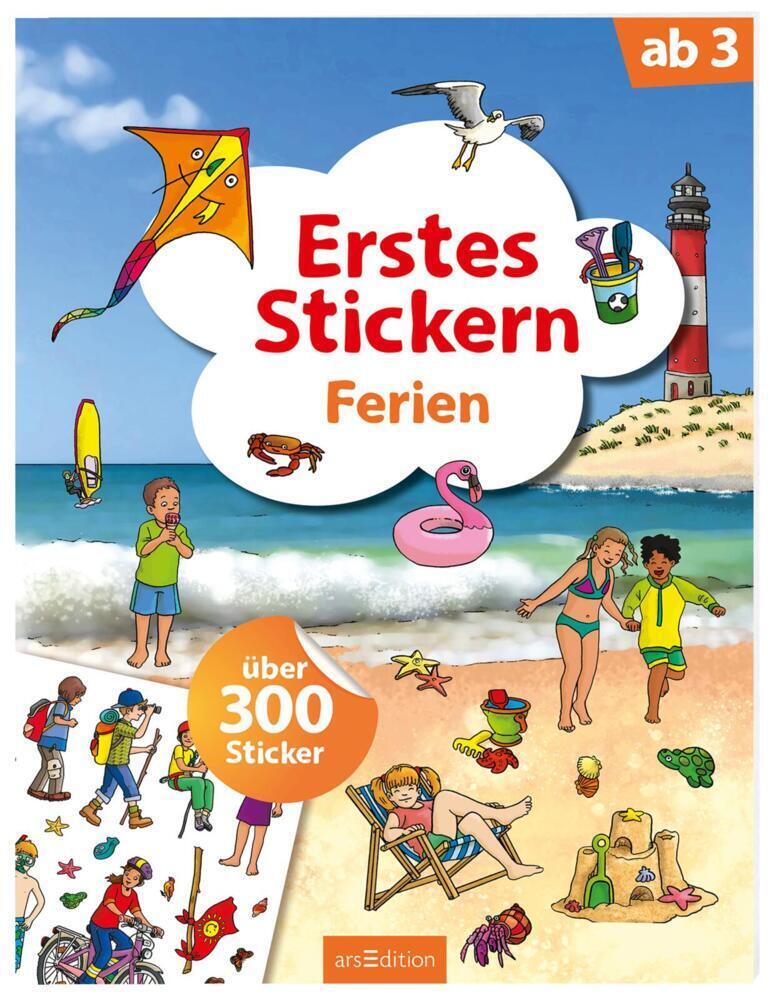 Cover: 9783845829111 | Erstes Stickern - Ferien | Über 300 Sticker | Sebastian Coenen | Buch