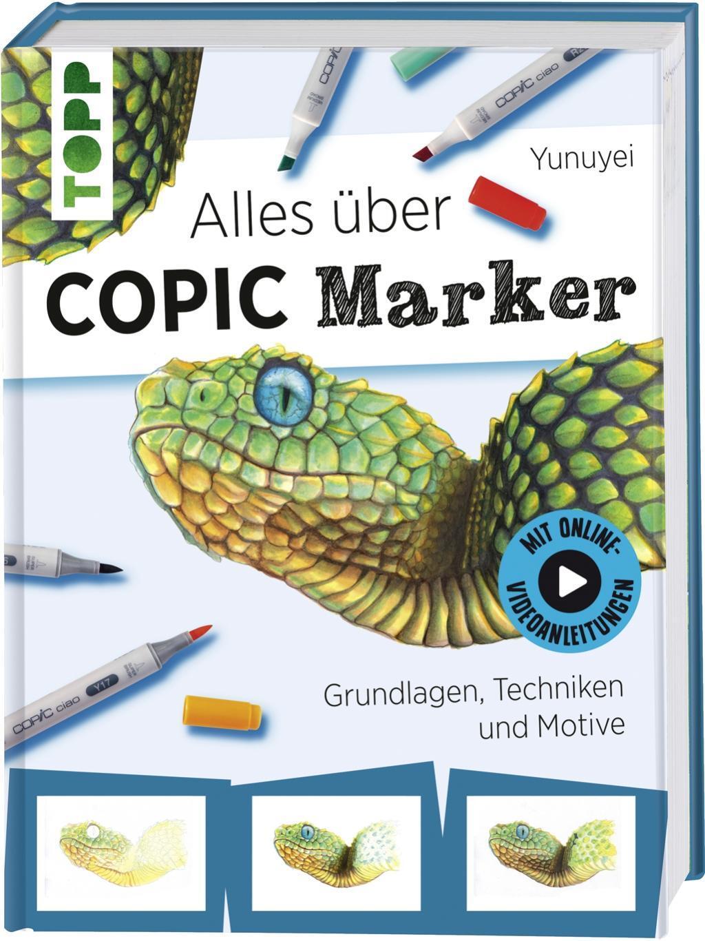 Cover: 9783772482946 | Alles über COPIC Marker | Yunuyei | Buch | Deutsch | 2017 | Frech
