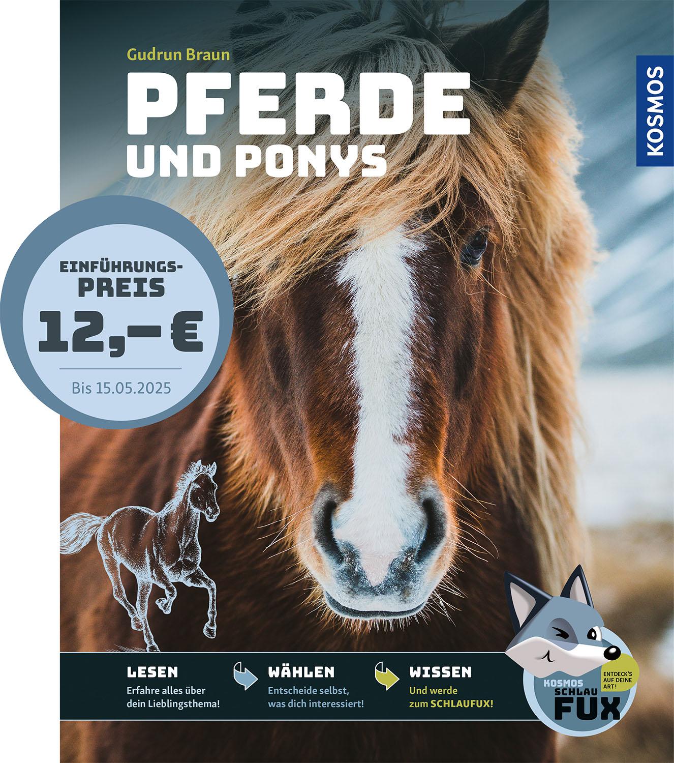 Cover: 9783440178126 | Kosmos SchlauFUX - Pferde und Ponys | Gudrun Braun | Buch | 64 S.