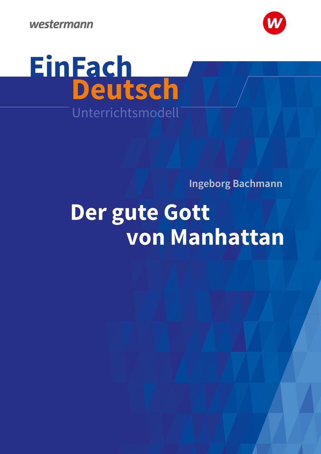 Cover: 9783140227742 | Der gute Gott von Manhatten. EinFach Deutsch Unterrichtsmodelle | Buch