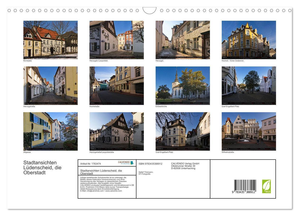 Bild: 9783435388912 | Stadtansichten Lüdenscheid, die Oberstadt (Wandkalender 2025 DIN A3...