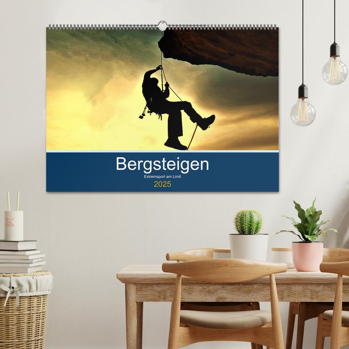 Bild: 9783435294091 | Bergsteigen - Extremsport am Limit (Wandkalender 2025 DIN A2 quer),...