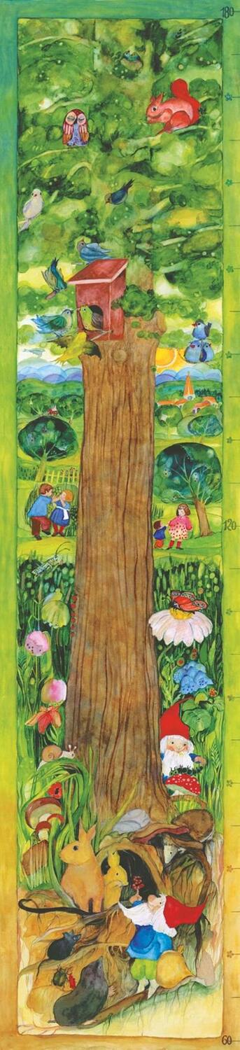 Cover: 9783825171575 | Messlatte. Motiv Lebensbaum. Kinder-Poster 28 x 180 cm | Ott-Heidmann