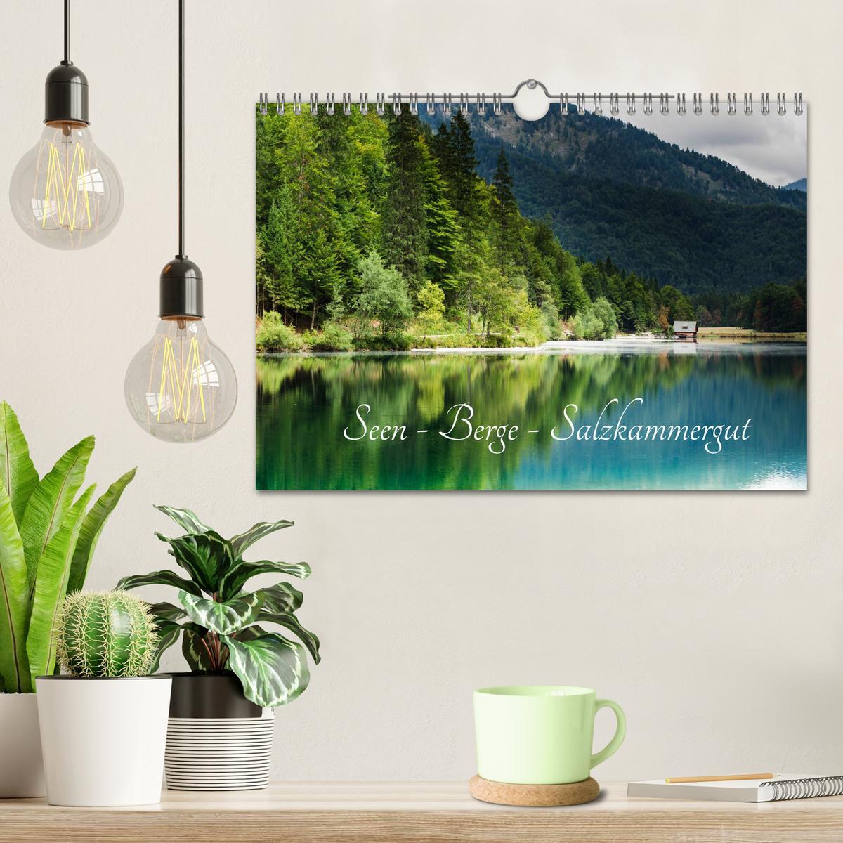 Bild: 9783435454655 | Seen - Berge - Salzkammergut (Wandkalender 2025 DIN A4 quer),...