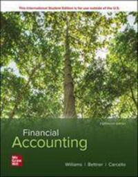 Cover: 9781260575583 | ISE Financial Accounting | Jan Williams (u. a.) | Taschenbuch | 2020